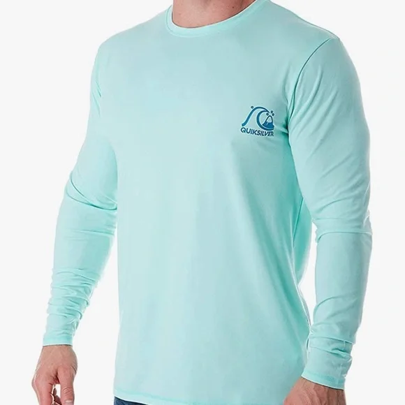 🔥 Quiksilver Heritage Long Sleeve UPF 50 Surf T-Shirt 🔥
